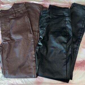 NWOT Glossy Pants